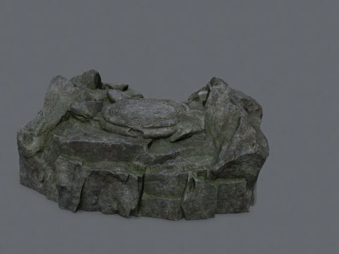 Old temple 3D Model