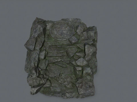Old temple 3D Model