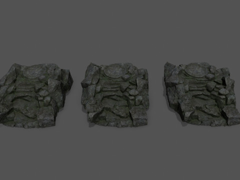 Old temple Modello 3D