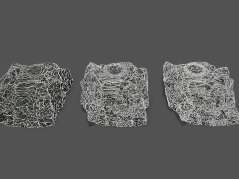 Old temple Modello 3D
