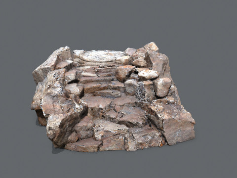 Old temple Modello 3D