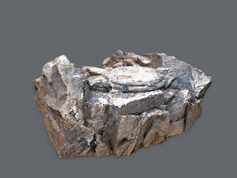 Old temple Modello 3D