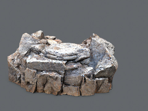 Old temple Modello 3D