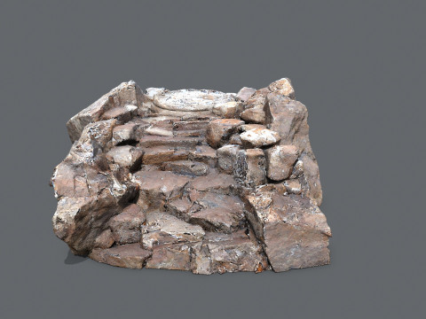 Old temple Modello 3D