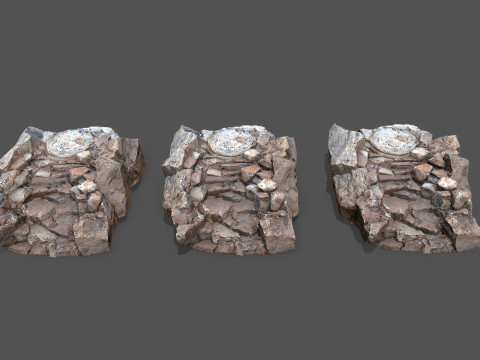 Old temple Modello 3D