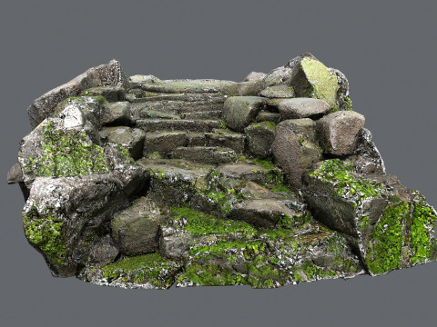 Old temple Modelo 3D