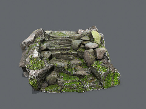 Old temple Modèle 3D