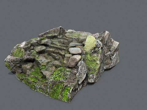 Old temple Modèle 3D