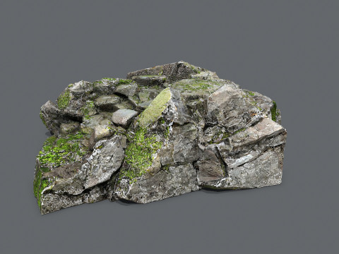 Old temple Modèle 3D