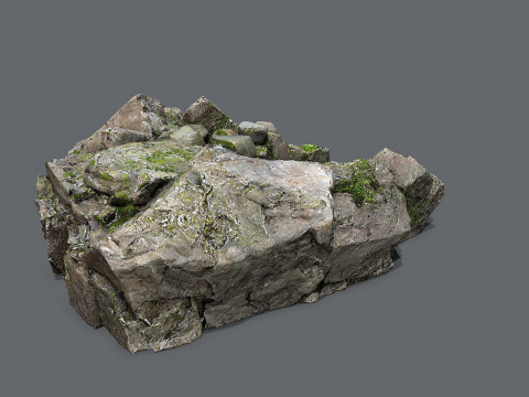 Old temple Modèle 3D
