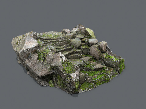 Old temple Modèle 3D
