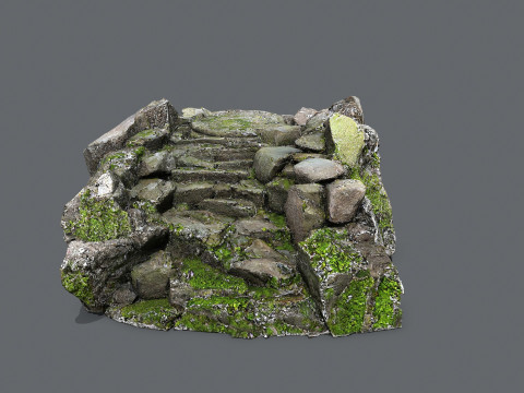 Old temple Modèle 3D