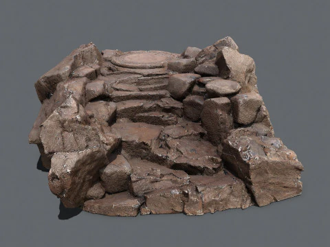 Stara świątynia Model 3D