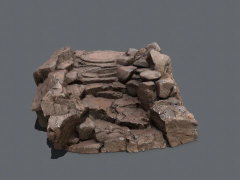 Old temple 3D Model