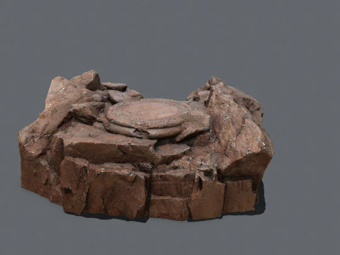 Old temple 3D Model