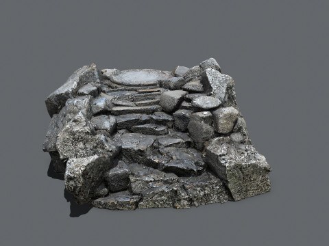 Old temple 3D Model