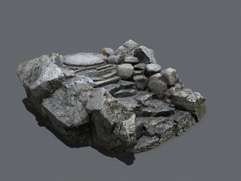 Old temple 3D Model