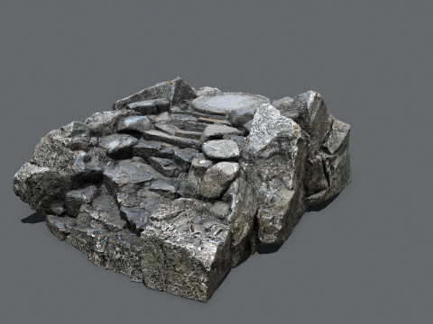 Old temple 3D Model