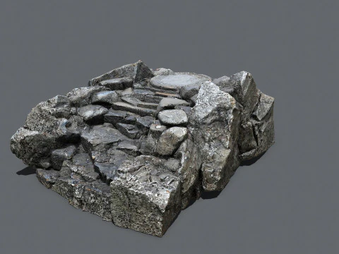 Old temple 3D Model