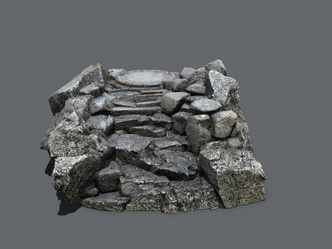 Old temple 3D Model