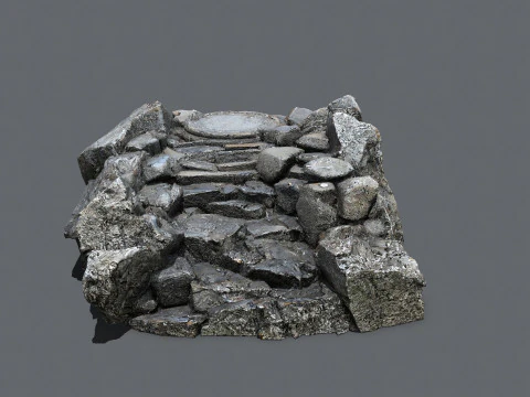 Old temple 3D Model