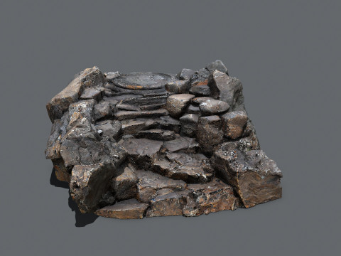 Old temple 3D Модель
