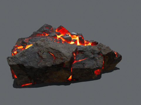 Lava old temple 3D मॉडल