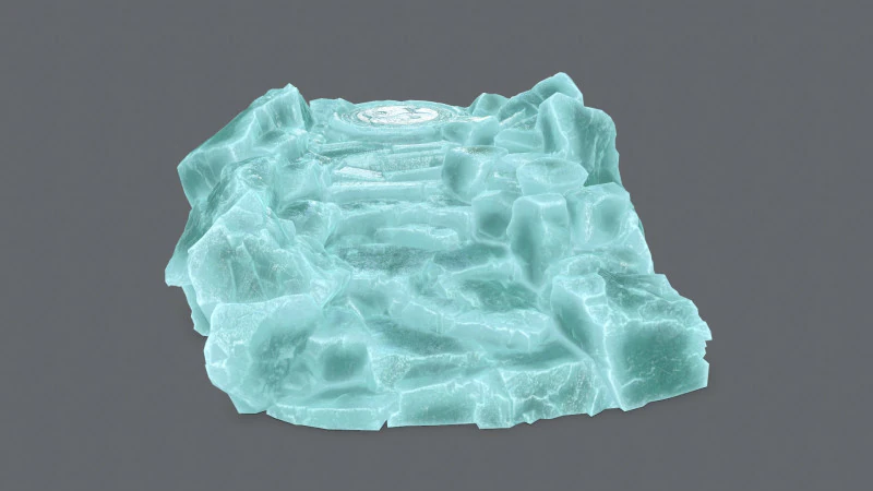 Ice temple 3D Model .c4d .max .obj .3ds .fbx .stl .blend