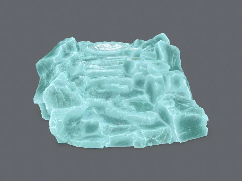 Ice temple 3D Model