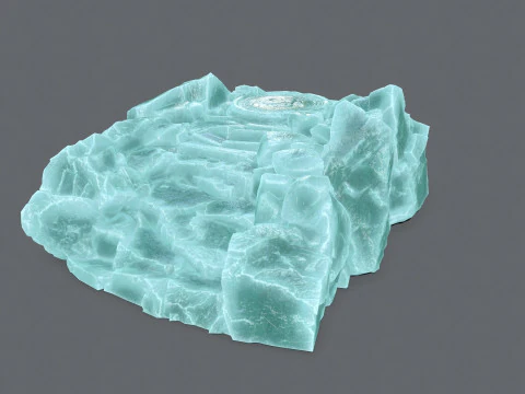 Ice temple 3D Model