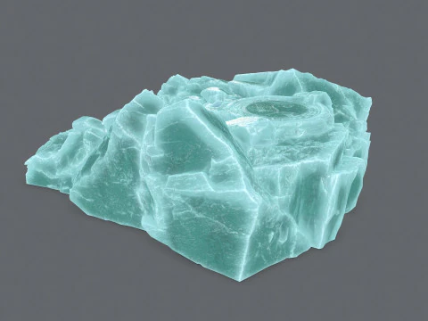 Ice temple 3D Model