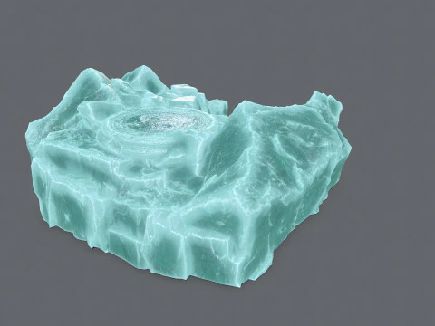 Ice temple 3D Model
