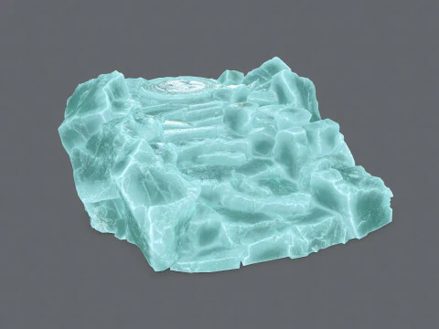 Ice temple 3D Model