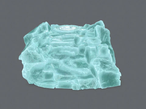 Ice temple 3D Model