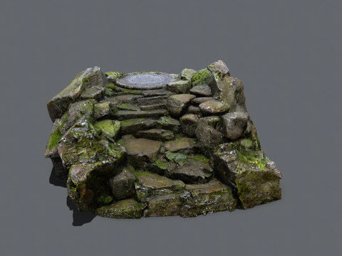 Stara świątynia Model 3D