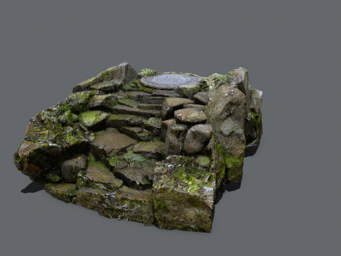 Old temple 3D Model