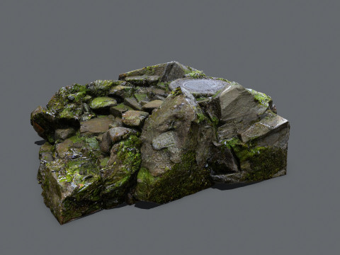 Old temple 3D Model