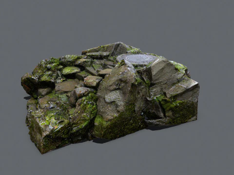 Stara świątynia Model 3D