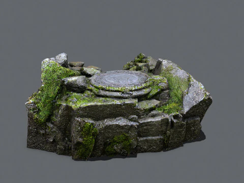 Stara świątynia Model 3D