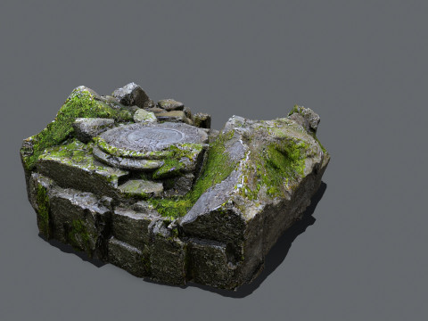 Old temple 3D Model