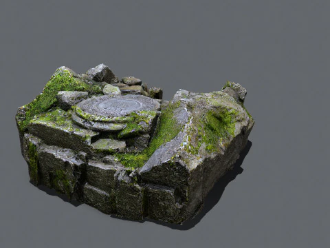 Stara świątynia Model 3D