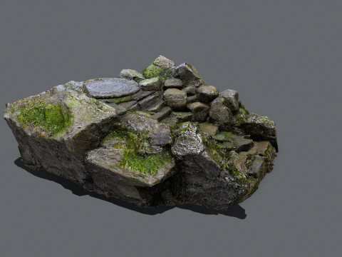 Old temple 3D Model