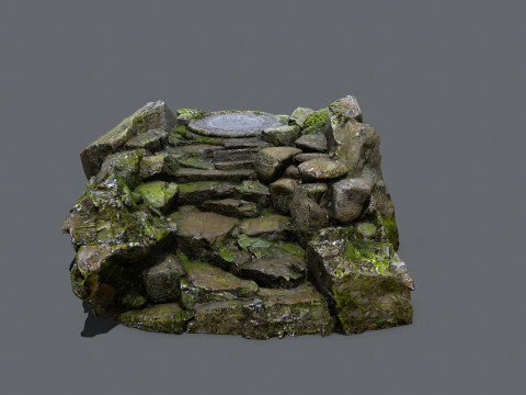 Stara świątynia Model 3D