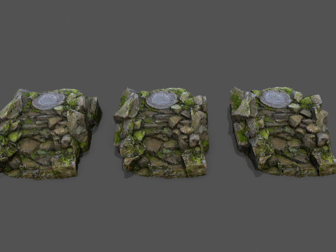Old temple 3D Model