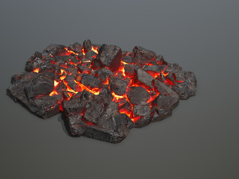 Lava rocks 3D Модель