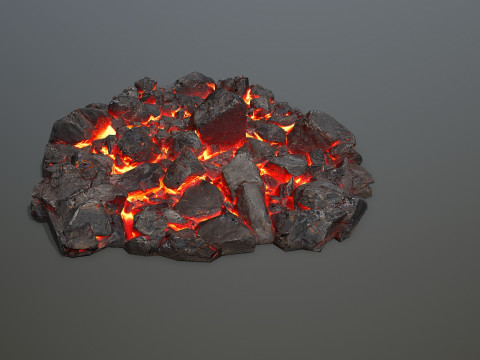 Lava rocks 3D Модель