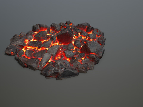 Lava rocks 3D Модель
