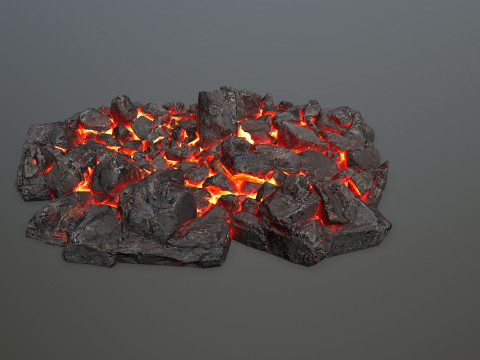 Lava rocks 3D Модель