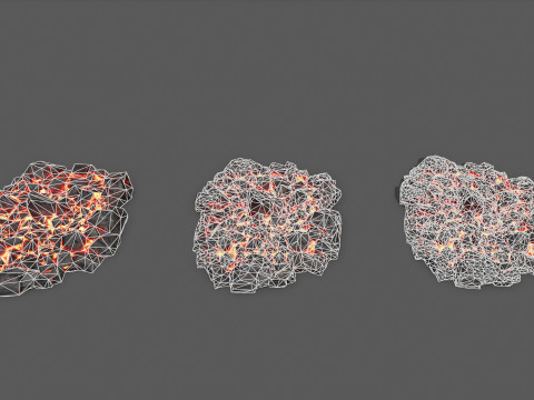 Lava rocks 3D Модель