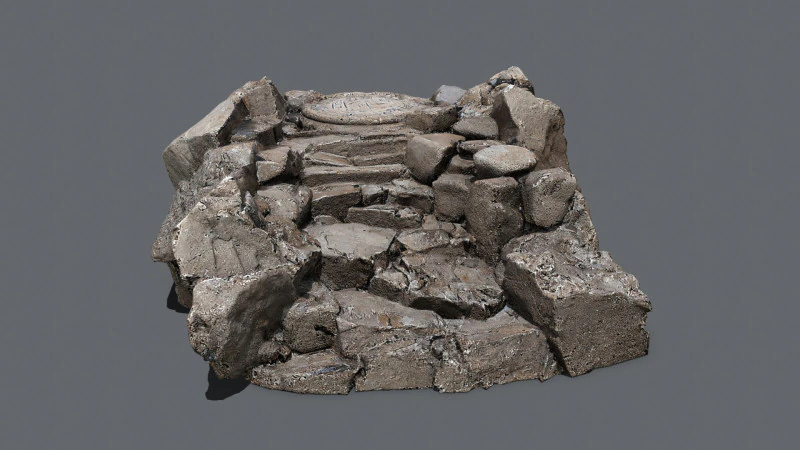 पुराना मंदिर 3D मॉडल .c4d .max .obj .3ds .fbx .stl .blend 